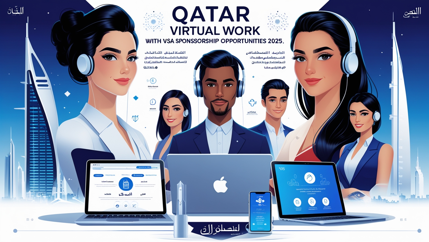 Virtual Work Jobs in Qatar with Visa Sponsorship 2025