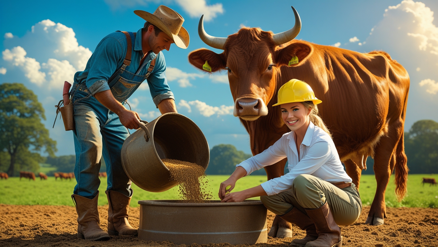 Cattle Farm Worker – Feeding, Cleaning & Herd Management