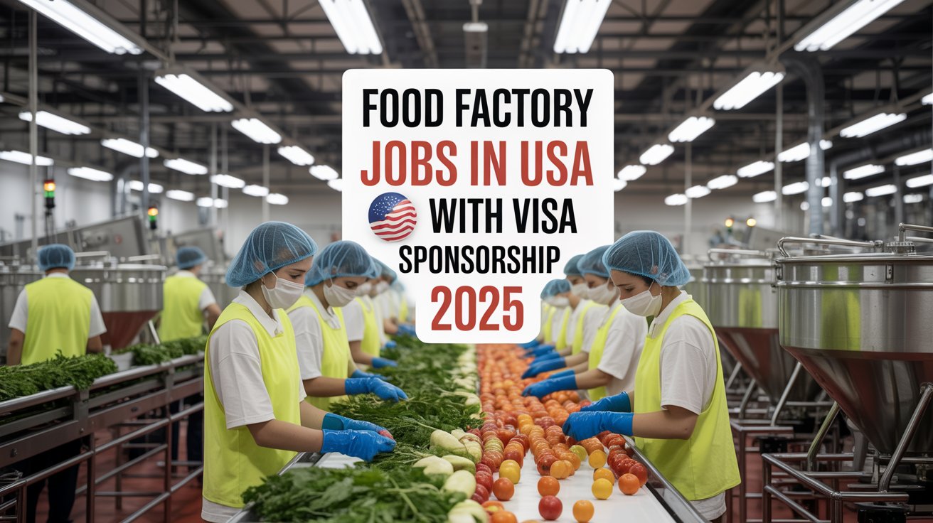 Food Factory Jobs in USA with Visa Sponsorship 2025
