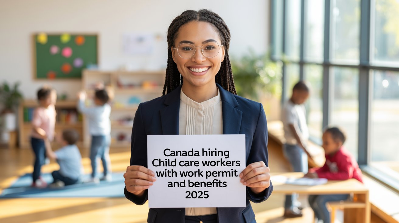Canada Hiring Child Care Workers with Work Permit and Benefits 2025