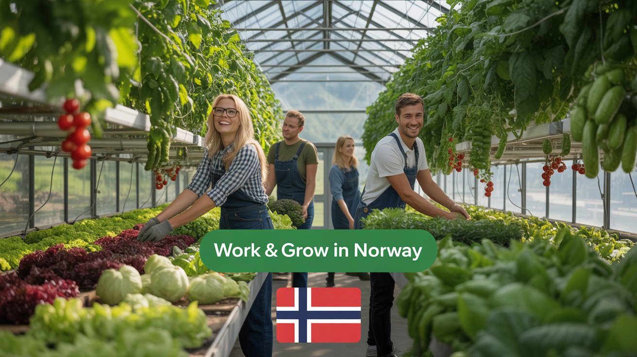 Vegetables Greenhouse Jobs in Norway with Work Permit 2025