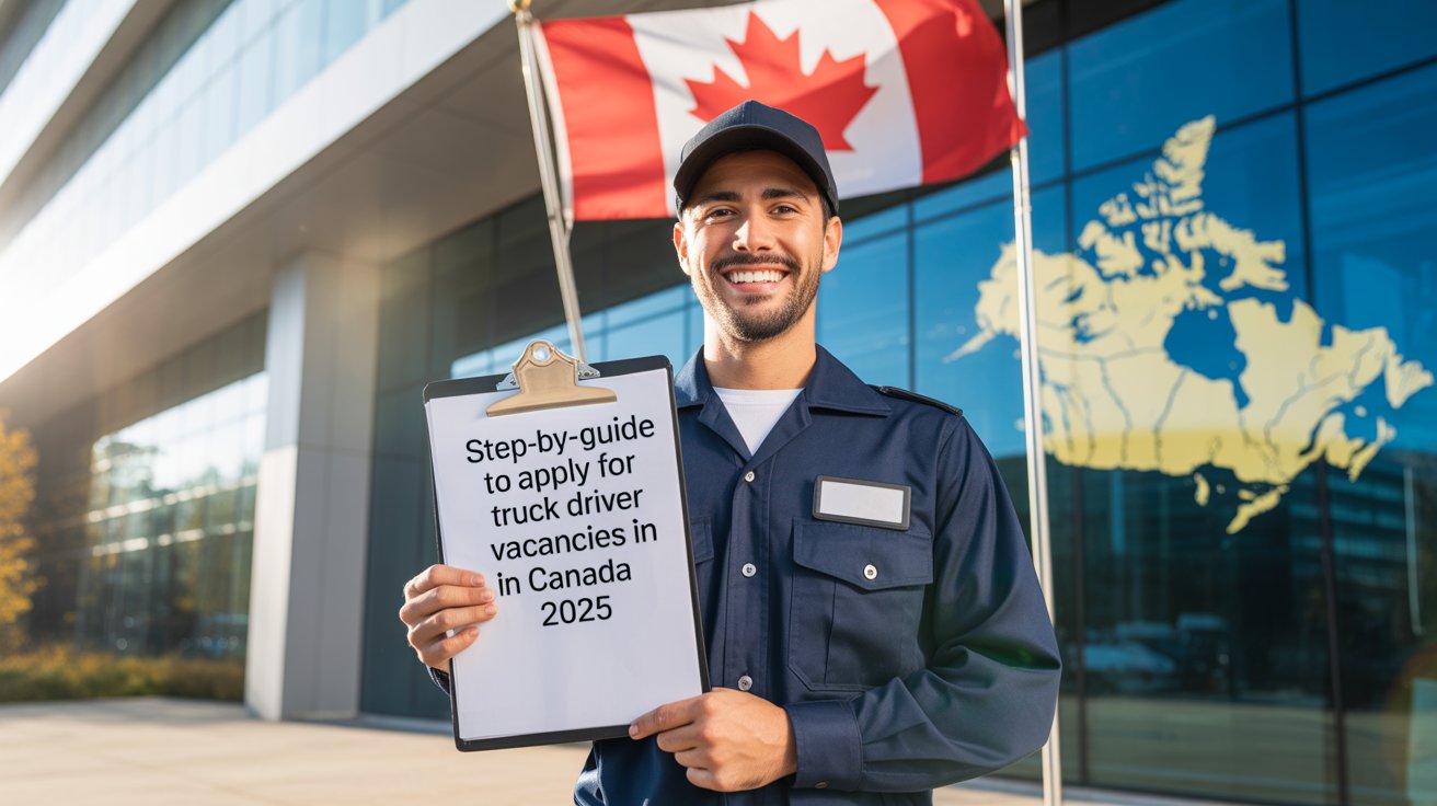 Step-by-Step Guide to Apply for Truck Driver Vacancies in Canada 2025