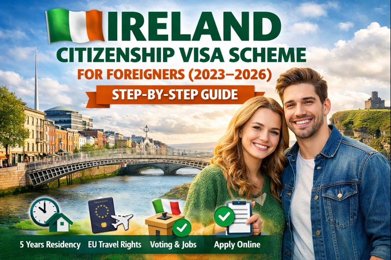 Ireland Free Nationality Visa Scheme for Foreigners in 2023