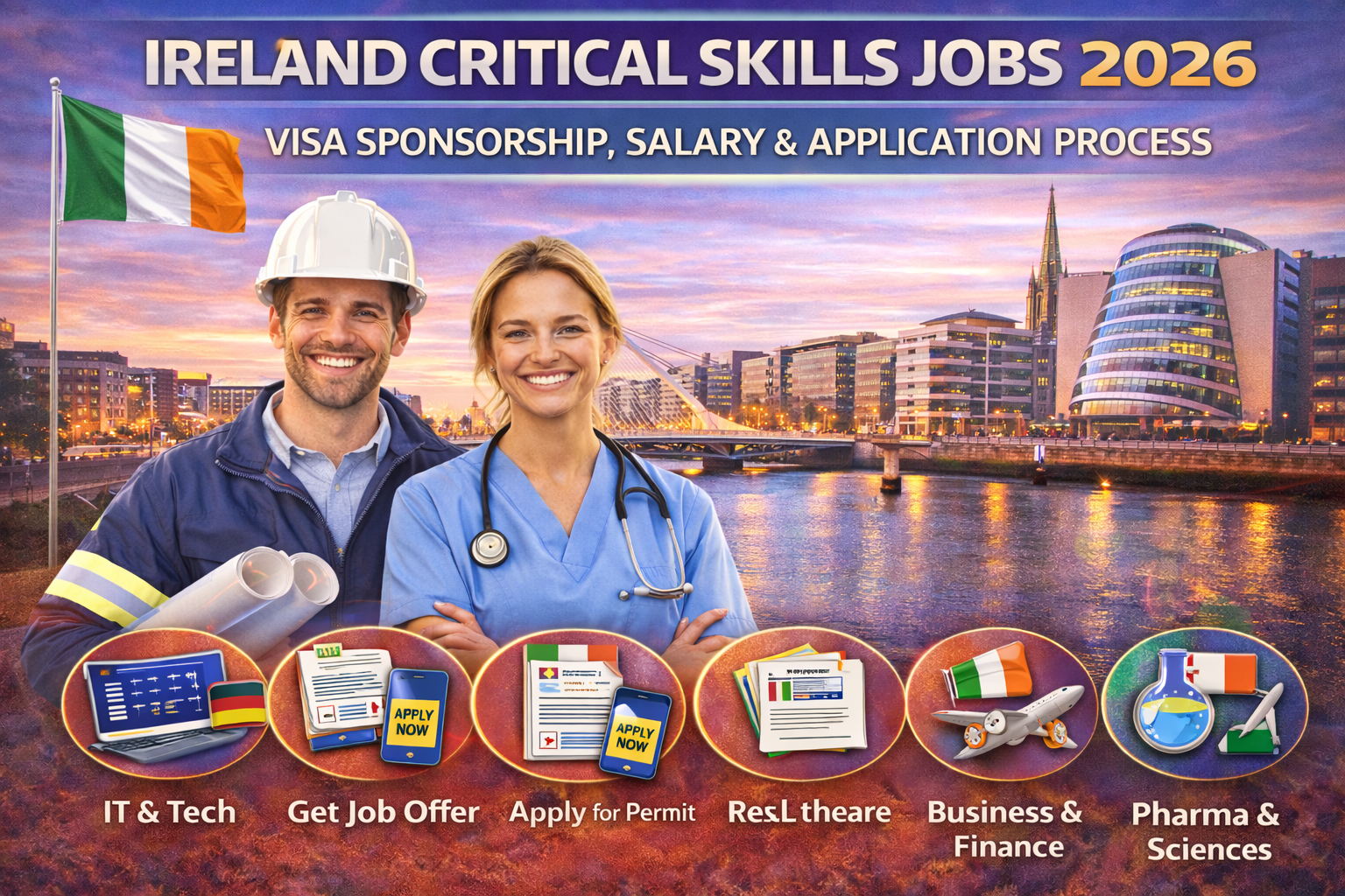 Ireland Critical Skills Jobs 2026: Visa Sponsorship, Salary & Application Process