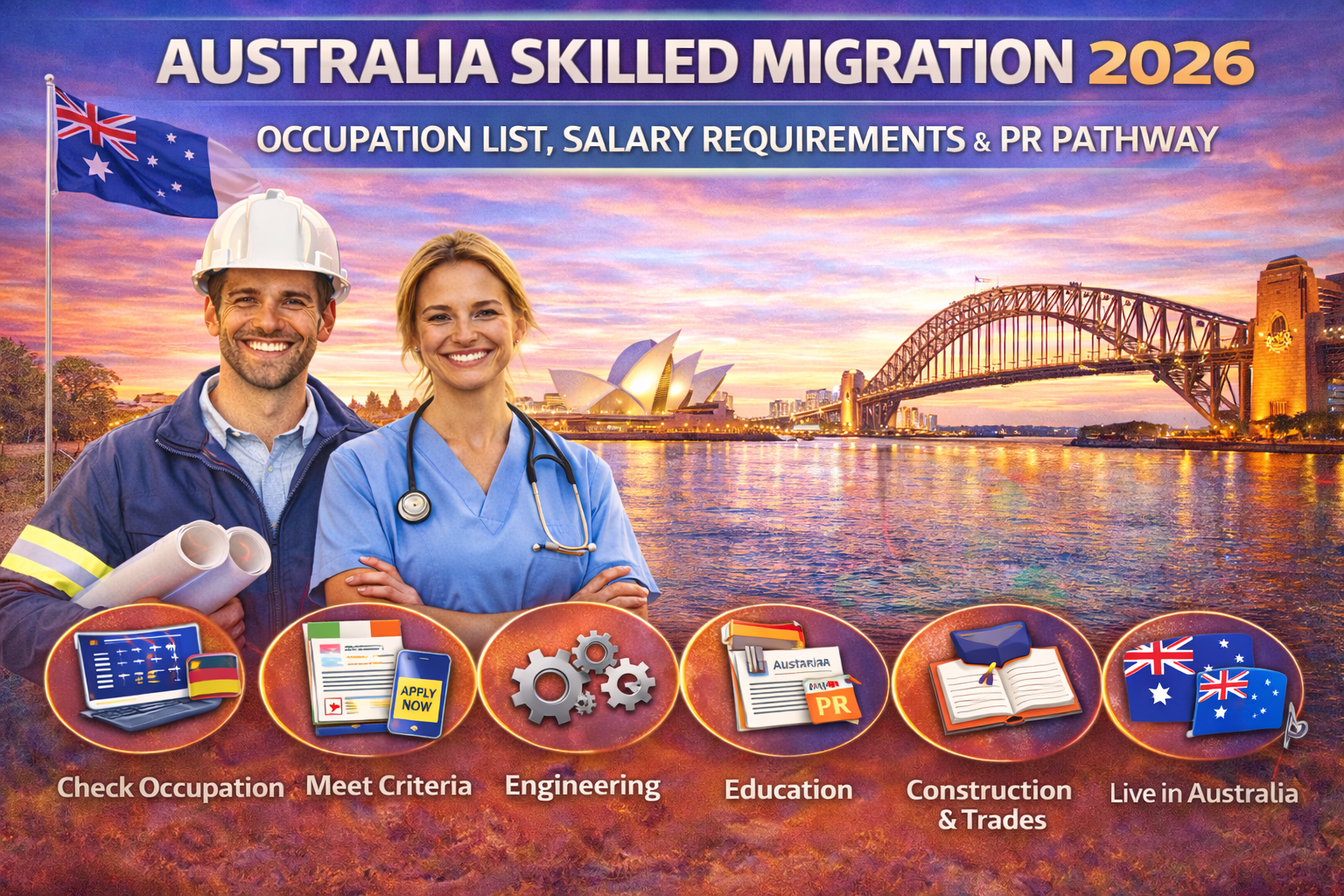 Australia Skilled Migration 2026: Occupation List, Salary Requirements & PR Pathway
