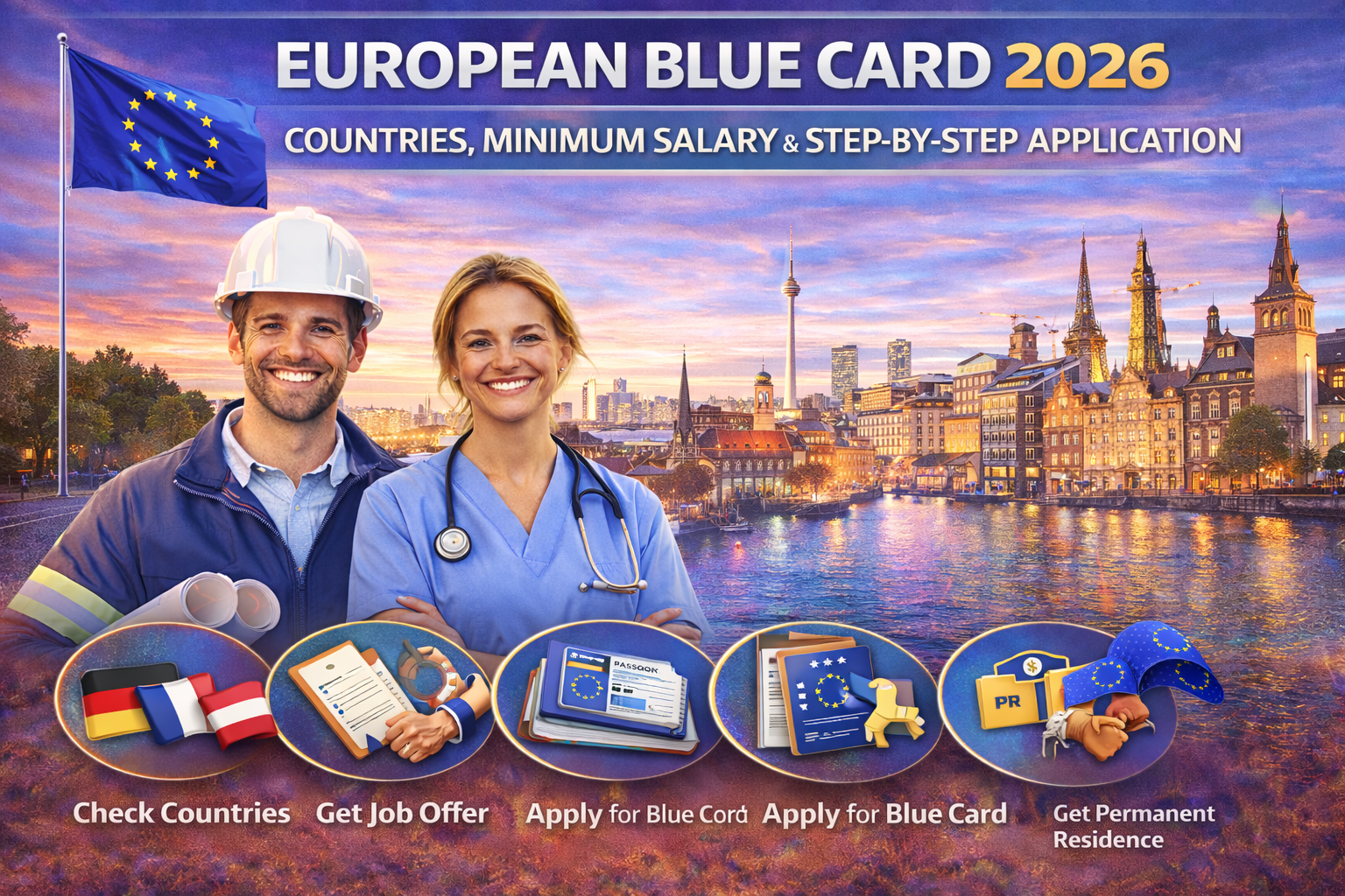 European Blue Card 2026: Countries Minimum Salary & Step-by-Step Application