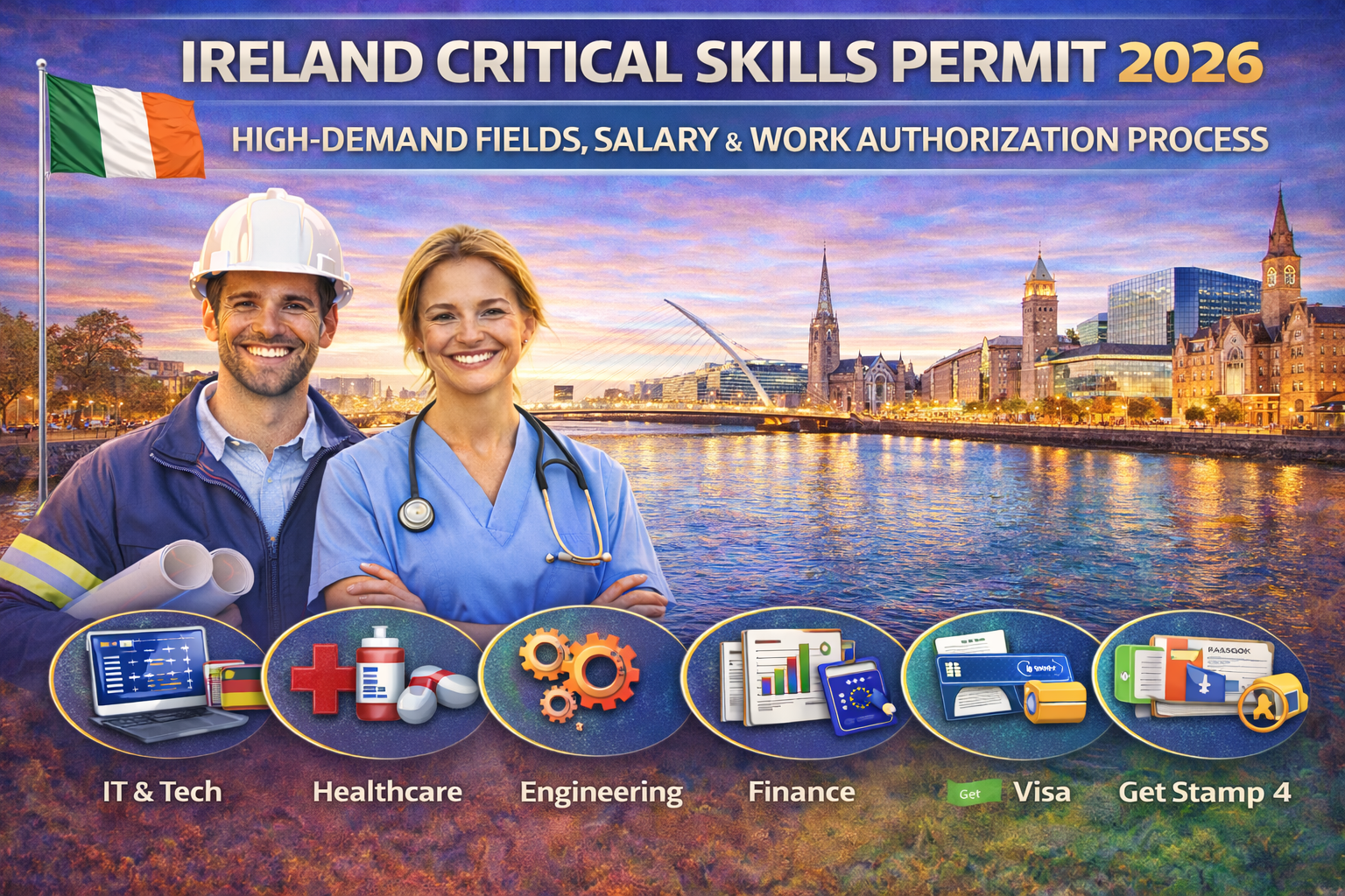 Ireland Critical Skills Permit 2026: High-Demand Fields, Salary & Work Authorization Process